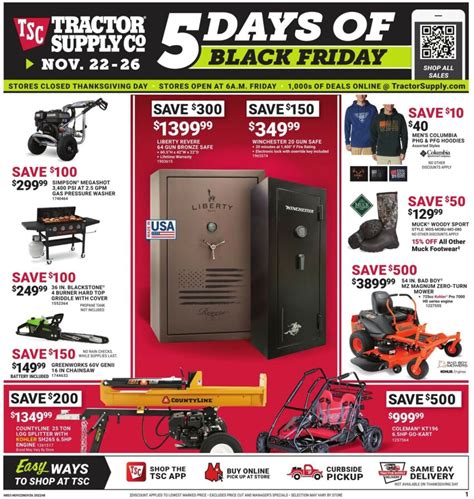 tractor supply company black friday deals|tractor supply store black friday.